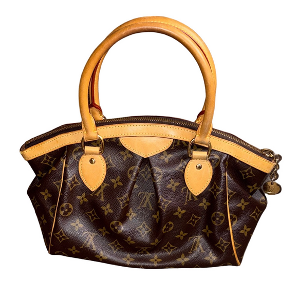 Louis Vuitton Monogram Tivoli PM satchel with Tan Accents - Picture 4 of 12